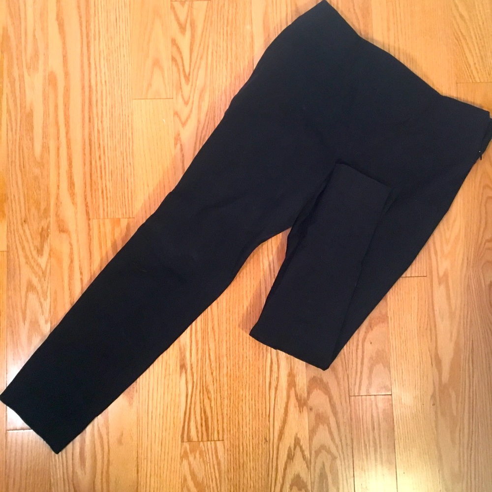 White / Black black skinny legs stretch pants